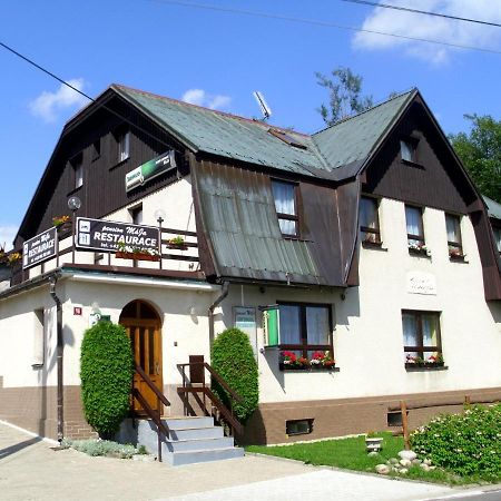 Restaurace A Penzion Mája Benecko Esterno foto